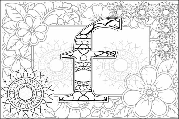 Download Alphabet Mandala, Mandala Letters F - Premium Resources