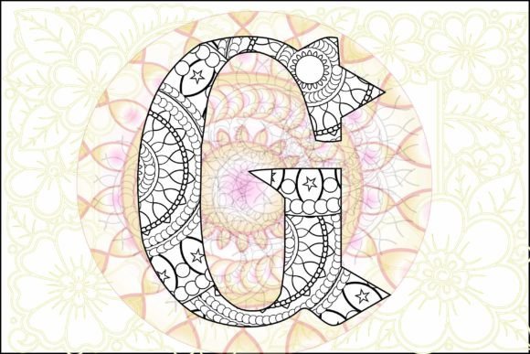 Download Alphabet Mandala, Mandala Letters G - Premium Resources